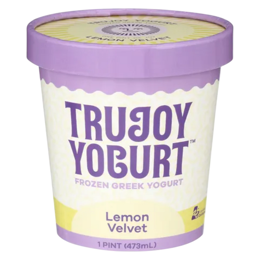 TruJoy Yogurt Frozen Greek Yogurt Lemon Velvet, 16 oz