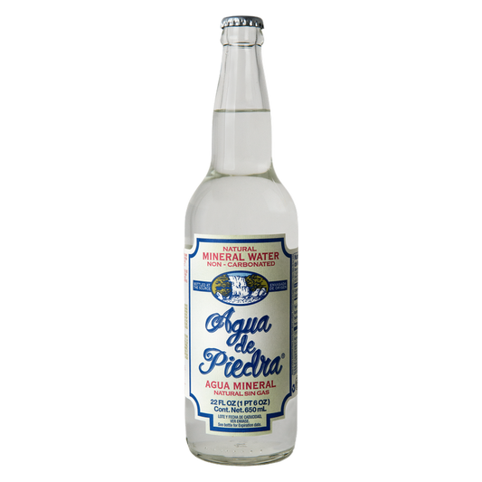 Agua de Piedra Mineral Water Non-Carbonated 22oz Glass Bottle