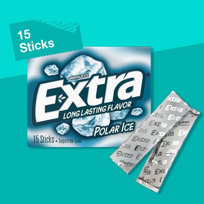 Extra Polar Ice Sugarfree Gum 15ct