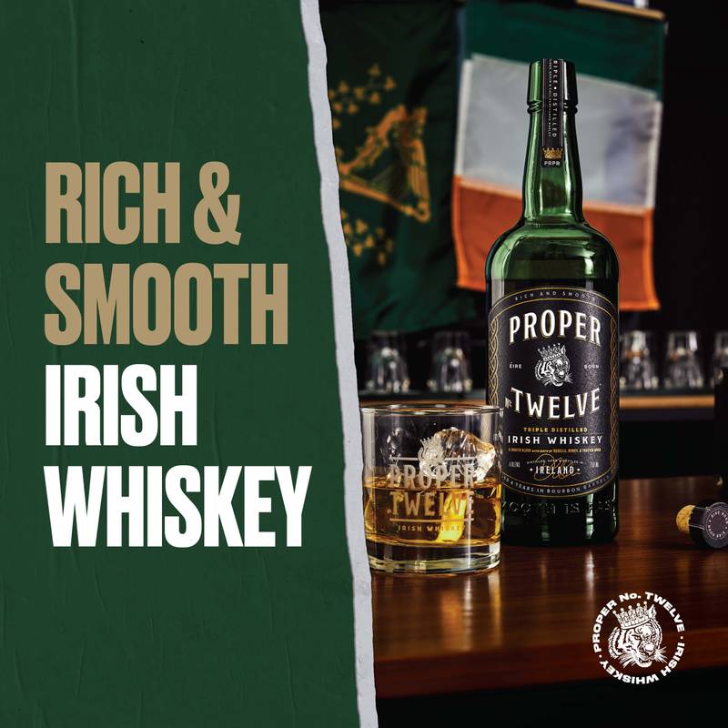 Proper No. Twelve Irish Whiskey 750ml (80 Proof)