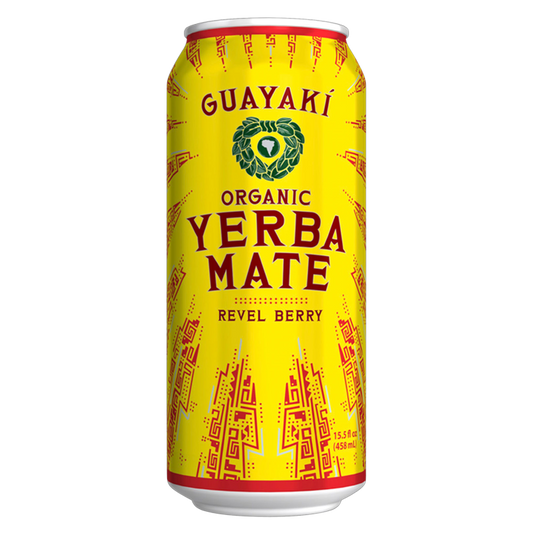 Guayaki Yerba Mate Organic Revel Berry 15.5oz Can