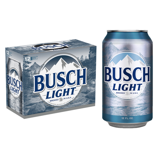 Busch Light 12pk 12oz Can 4.1% ABV