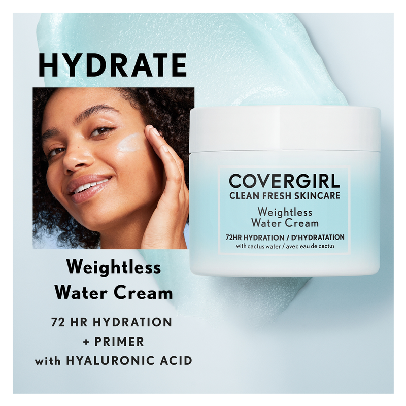 Covergirl Clean Fresh Skincare Weightless Water Cream 2oz