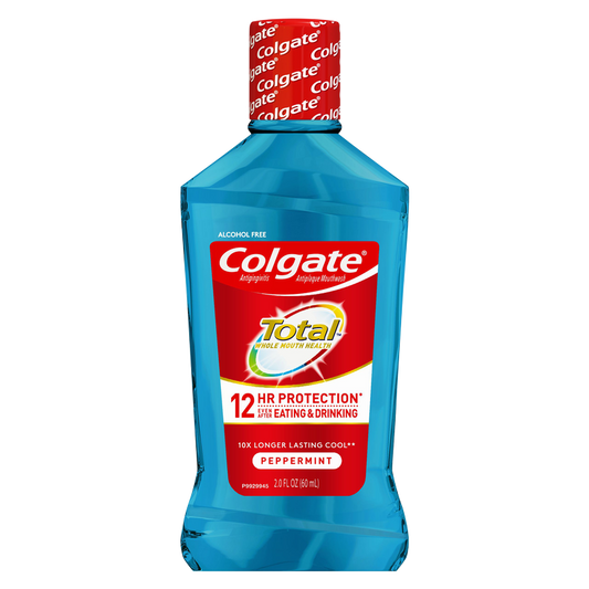 Colgate Total Advanced Pro-Shield Travel Mouthwash Peppermint Blast 60ml