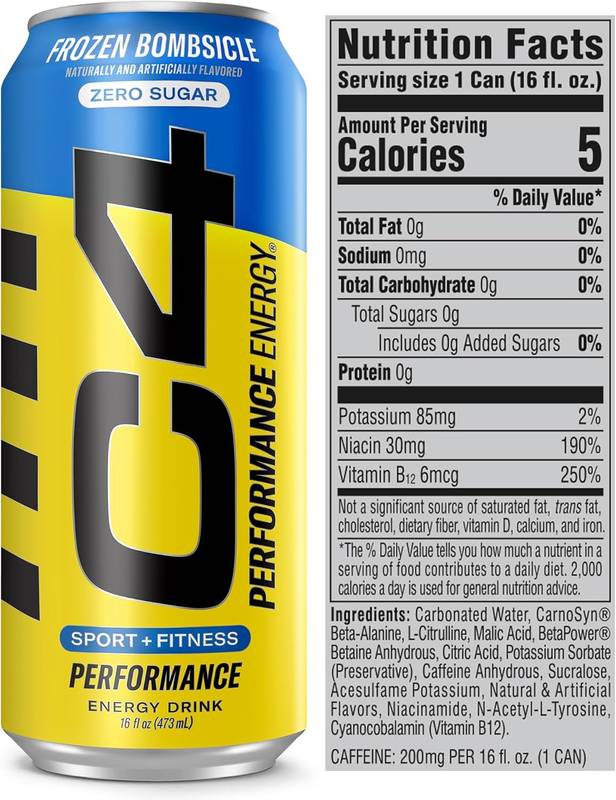C4 Frozen Bombsicle 16oz Can