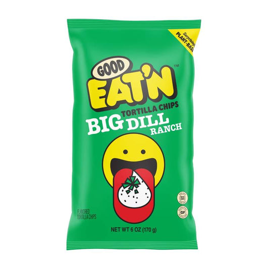 Good Eat'n Big Dill Ranch Tortilla Chips 6oz Bag