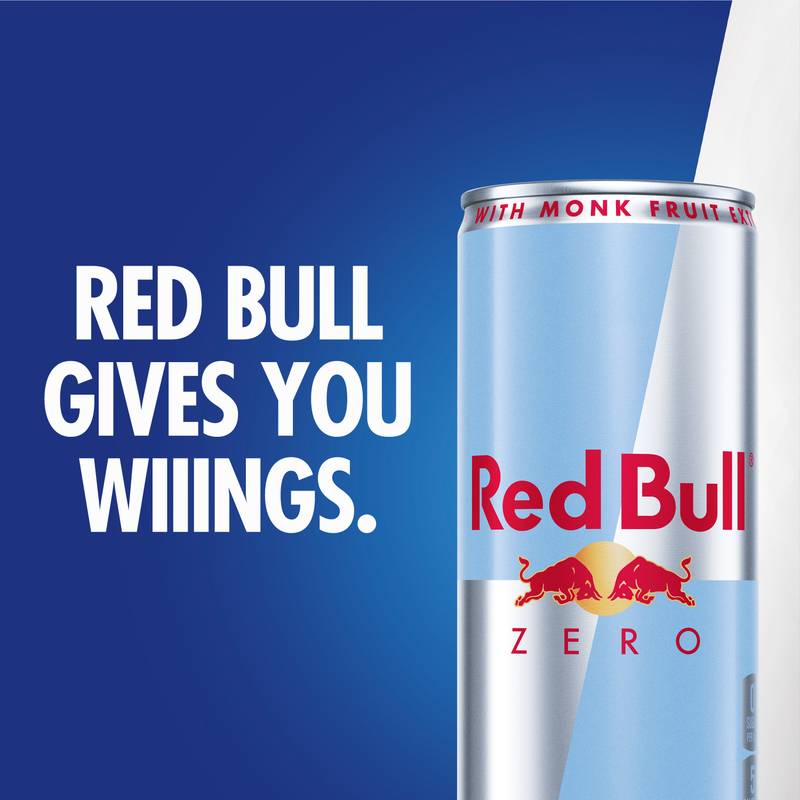Red Bull Zero Energy Drink 4pk 12oz Can- XL