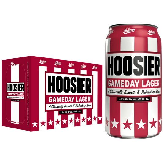 Upland Hoosier Gameday Lager 12pk 12oz Cans 4.7% ABV