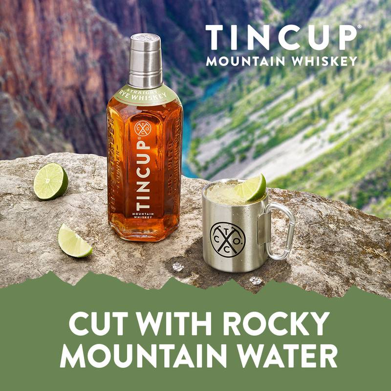 Tincup Rye Whiskey 750ml (90 Proof)