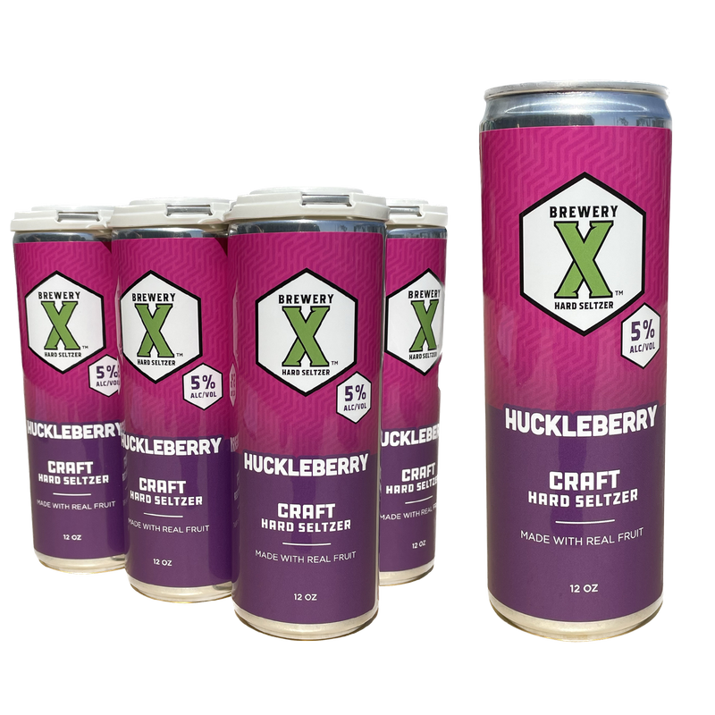 Brewery X Huckleberry Hard Seltzer 6pk 12oz Can