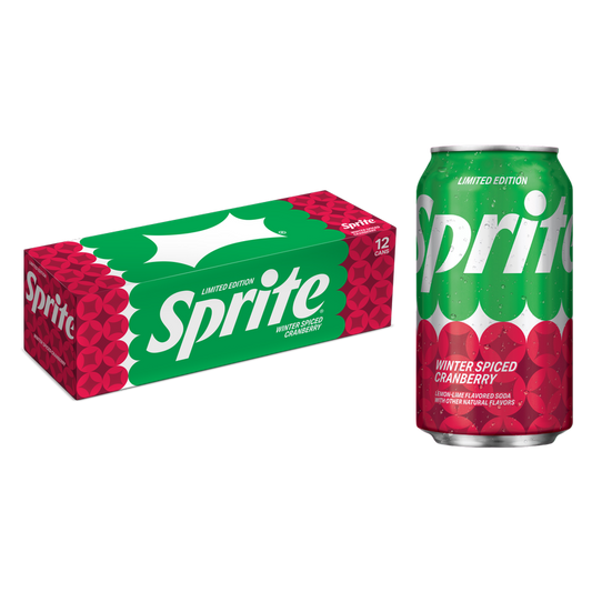 Sprite Winter Spiced Cranberry 12pk 12oz Can