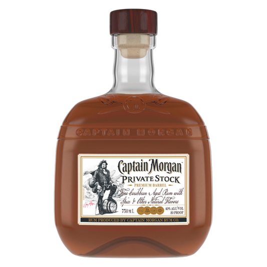 Captain Morgan Private Stock Spiced Rum 750ml (80 Proof)